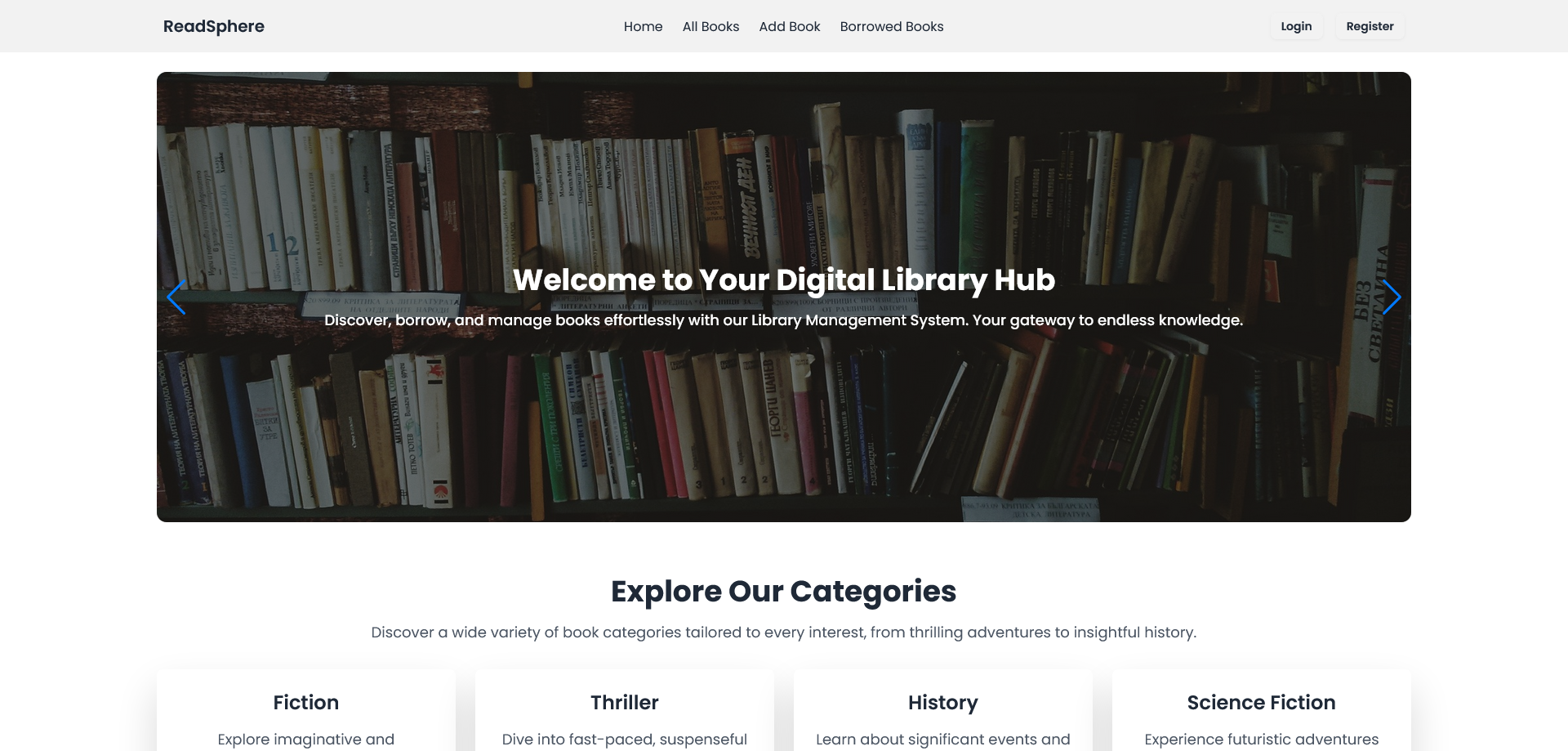 Read Sphere Library Management
